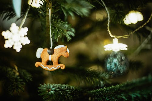 Foto d'estoc gratuïta de adorns, arbre de Nadal, decoració