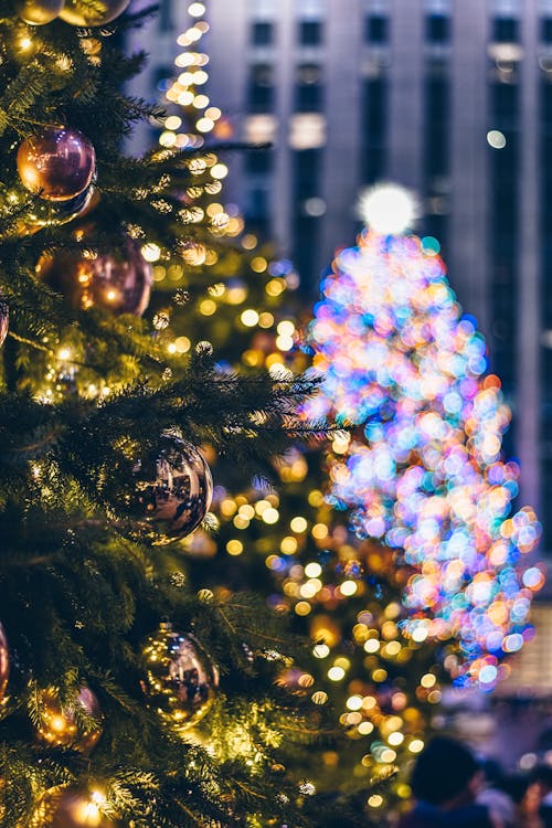 Christmas Tree with Shiny Balls