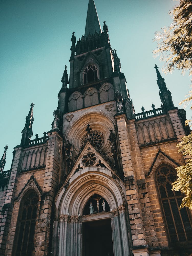 The Cathedral Of Petropolis In Brazil