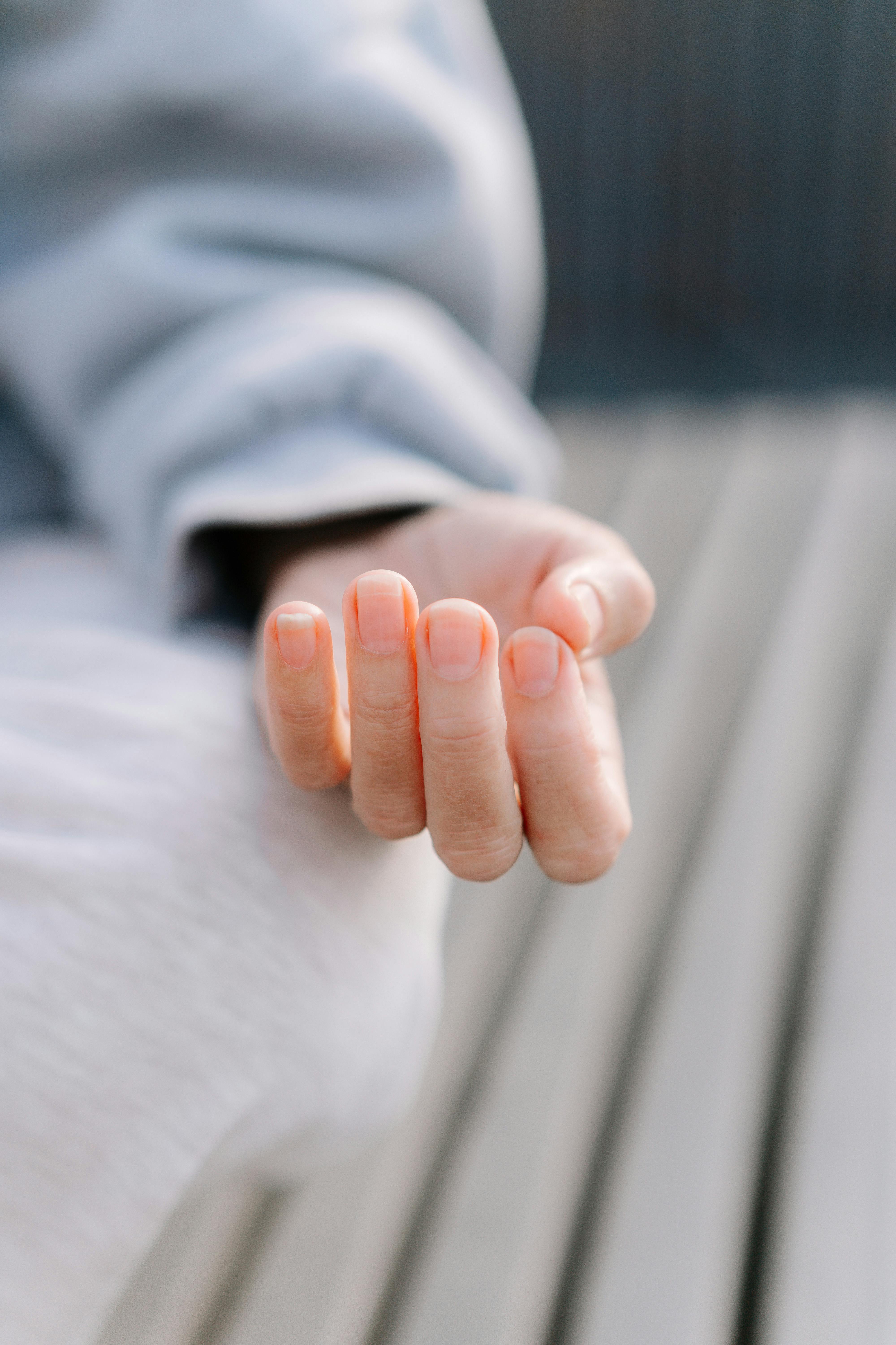 close up shot of a human hand