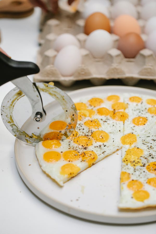 Eggs on a plate