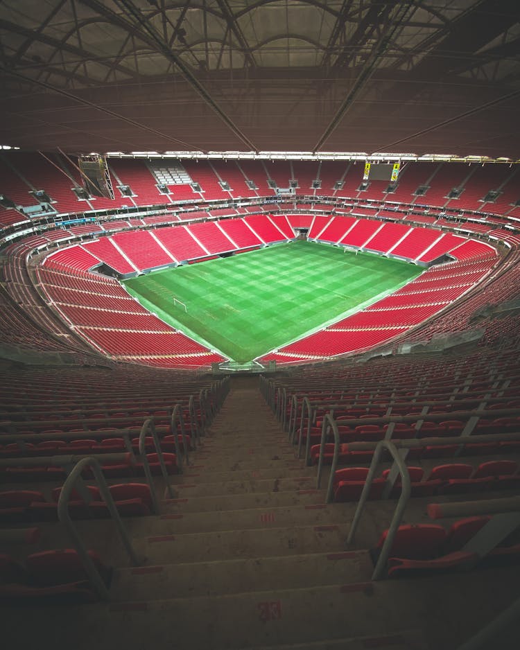 An Empty Football Stadium 