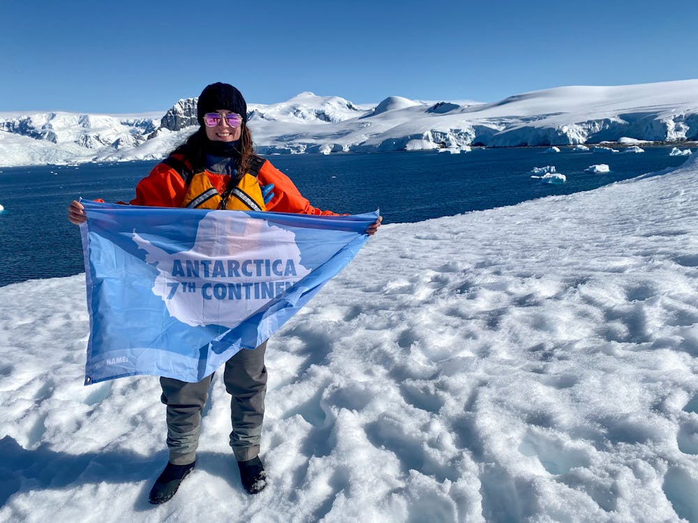Free Explorer in Antarctica Stock Photo