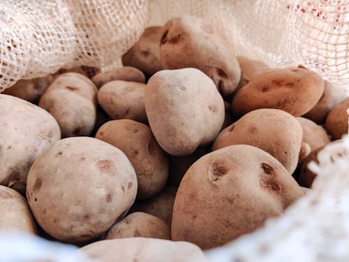 A Close-Up Shot of Potatoes