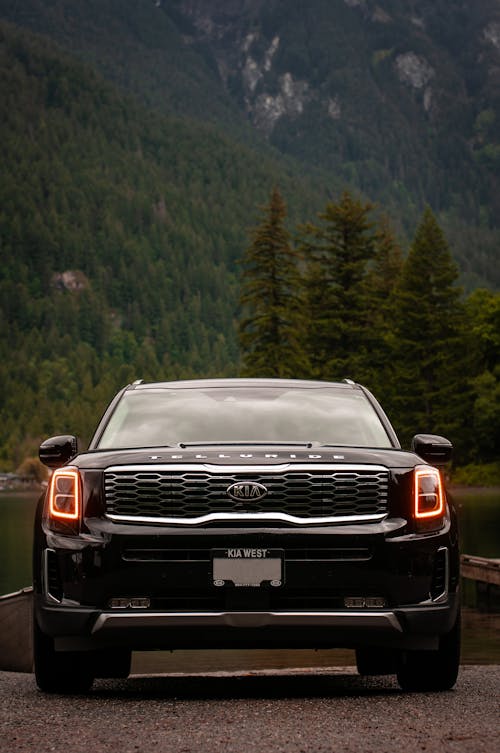 Black Chevrolet Car on Road