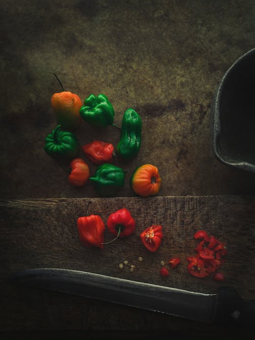 Free Colorful Raw Peppers Stock Photo