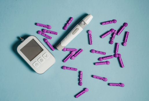 Composition of tools for blood sugar measurements