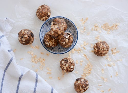 Overhead Shot of Bliss Balls