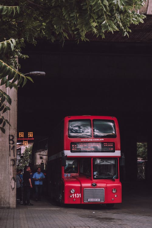 무료 교통, 대중교통, 빨간 버스의 무료 스톡 사진