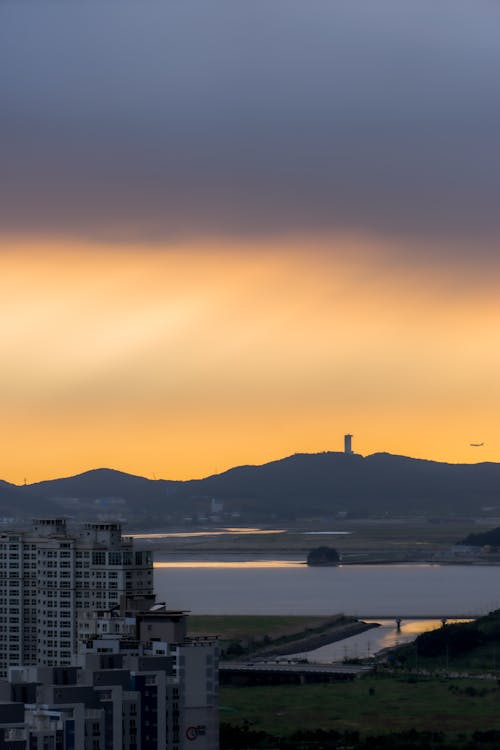 Free stock photo of golden, golden hour, korea Stock Photo