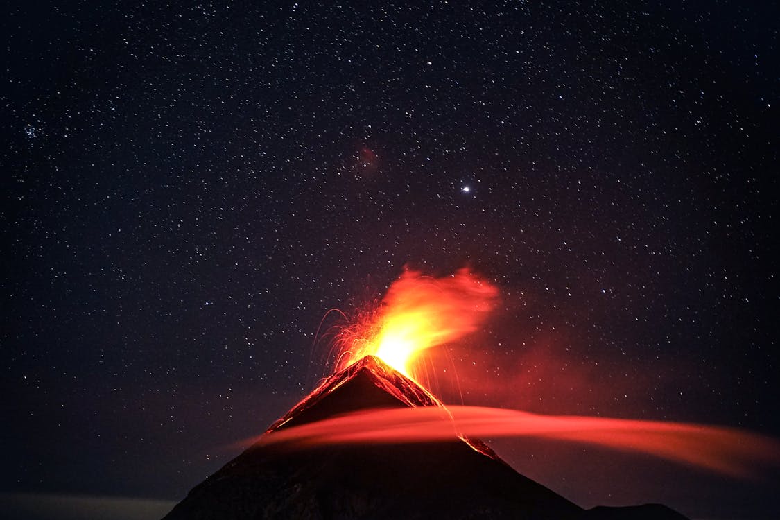 Free Volcano Eruption Stock Photo