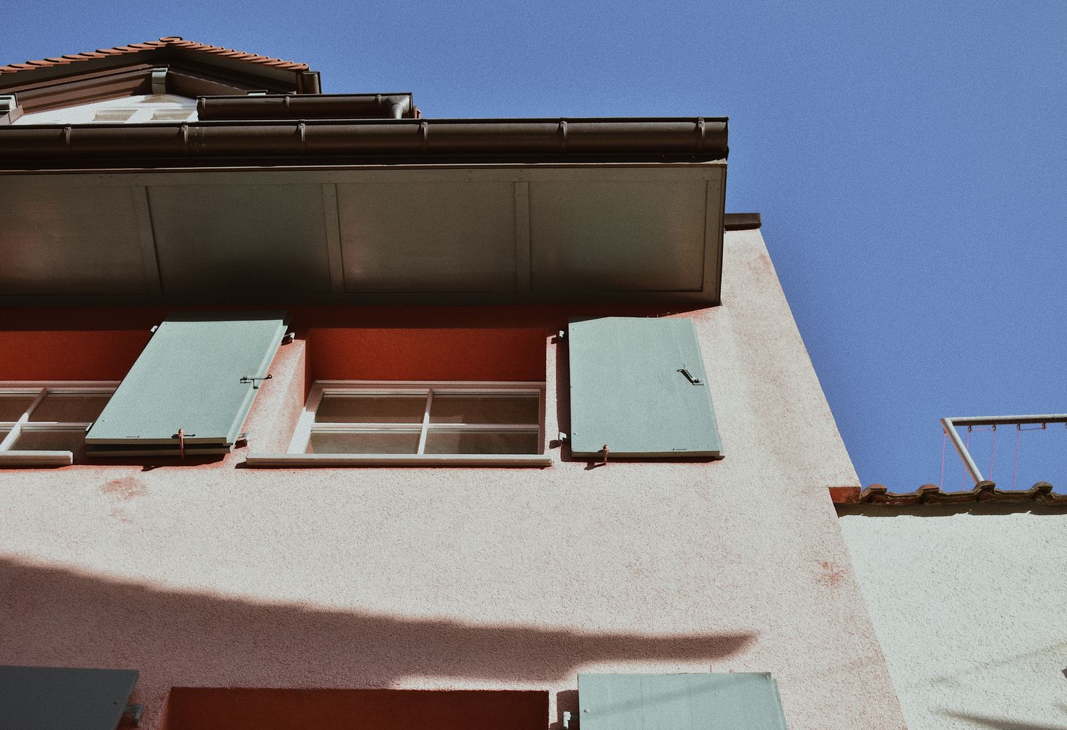 Exterior Painting in Maze Hill — a decorator at work mid-project