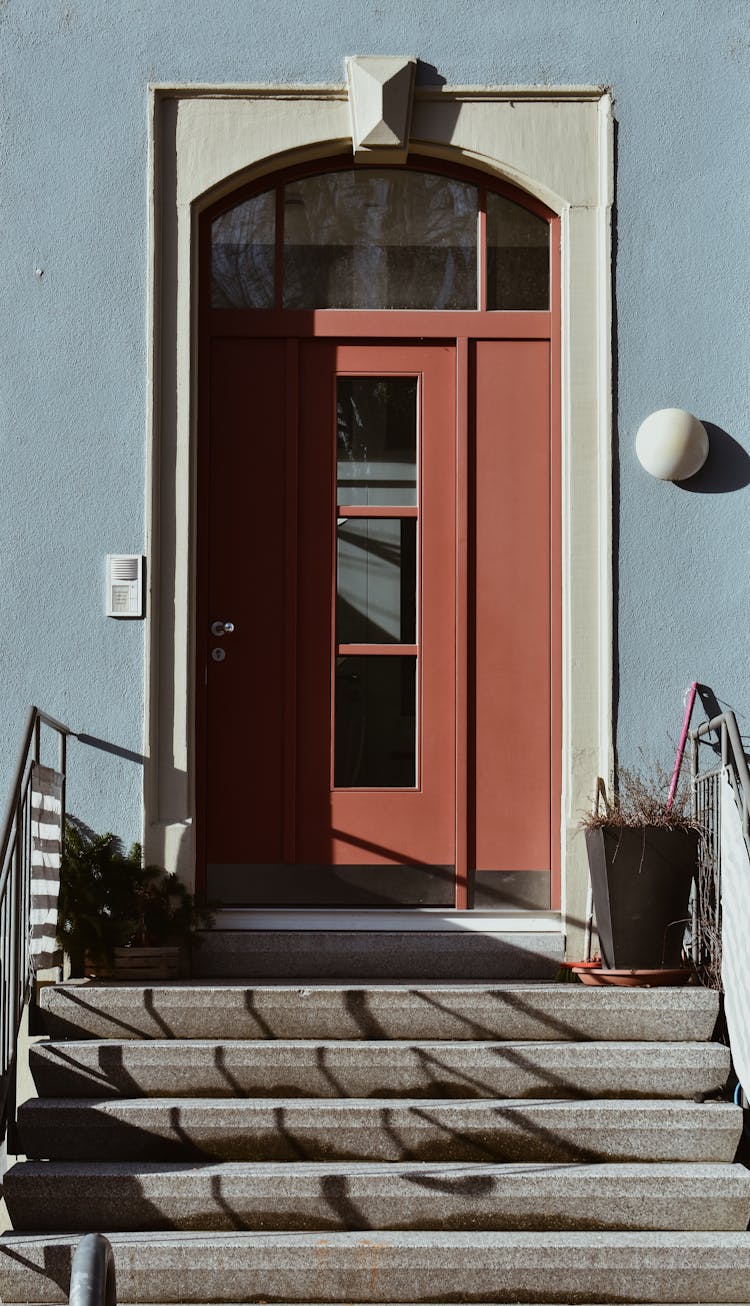 Front Steps And Entrance To A House 