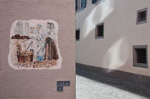 Fotobanka s bezplatnými fotkami na tému Betónová stena, maľba, nástenné umenie