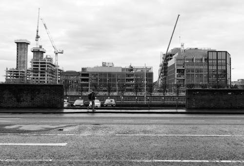 Tower Cranes on the Buildings