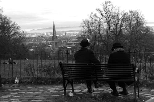 People Sitting on Bench in the Park