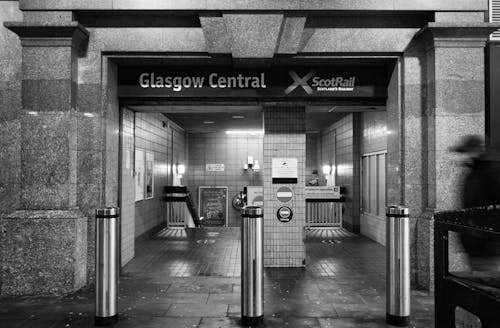 The Glasgow Central Station Gates in Scotland