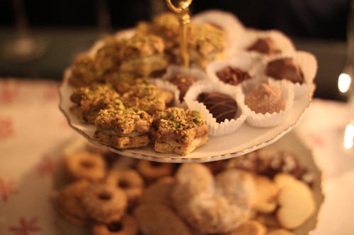 Pastries in a Cake Stand