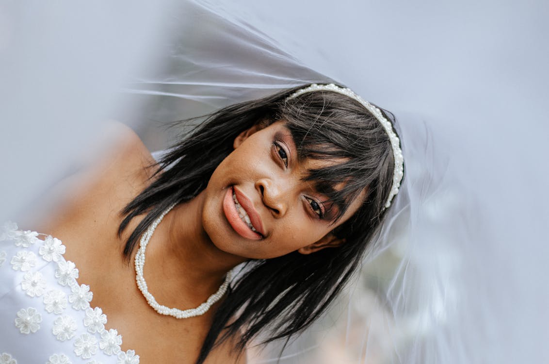 Free stock photo of beautiful black women, wedding, white