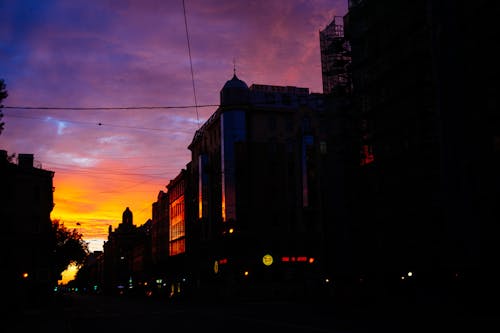 Fotos de stock gratuitas de amanecer, anochecer, arquitectura