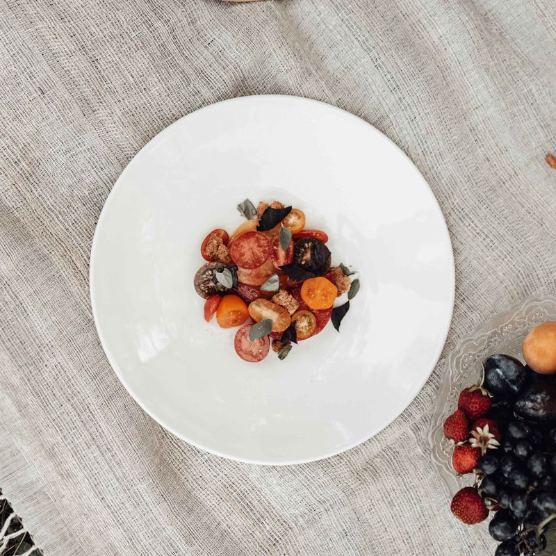 Slow Cooker Nectarine Cherry Salad with Vanilla