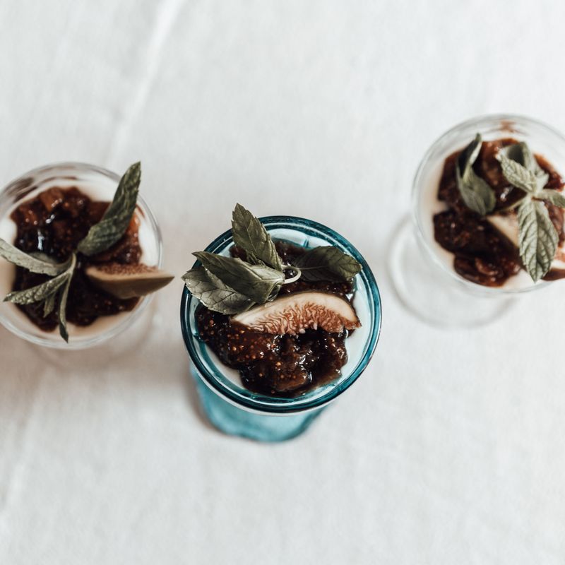 Yogurt Fig Muffins
