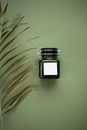 Jar on Green Surface