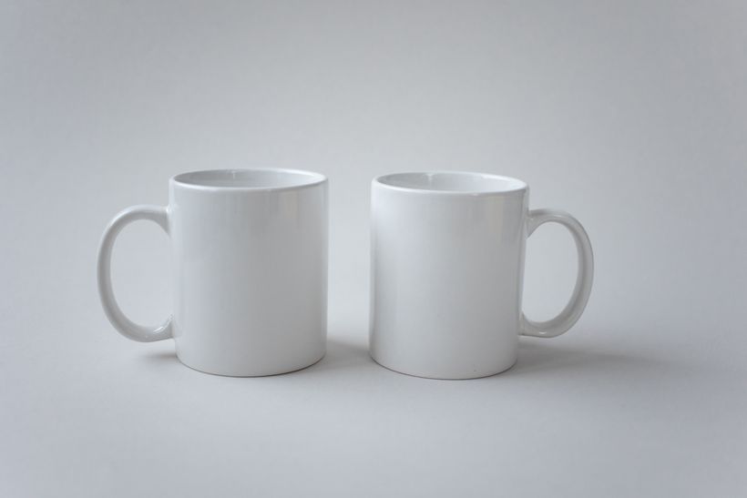 Stoneware Mugs, Set of Four