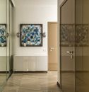 Corridor of modern apartment with picture