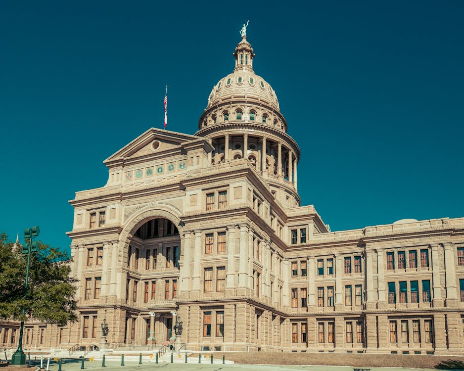 Free Texas Capitol Under Blue Sky Stock Photo