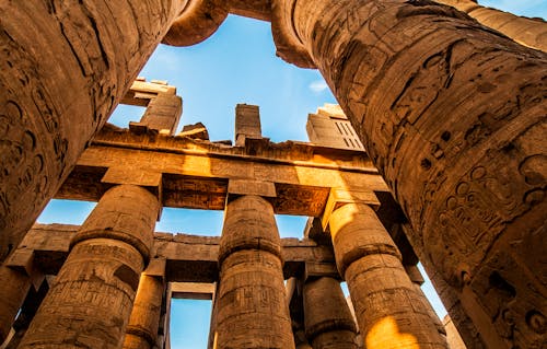 бесплатная Древние египетские руины Стоковое фото