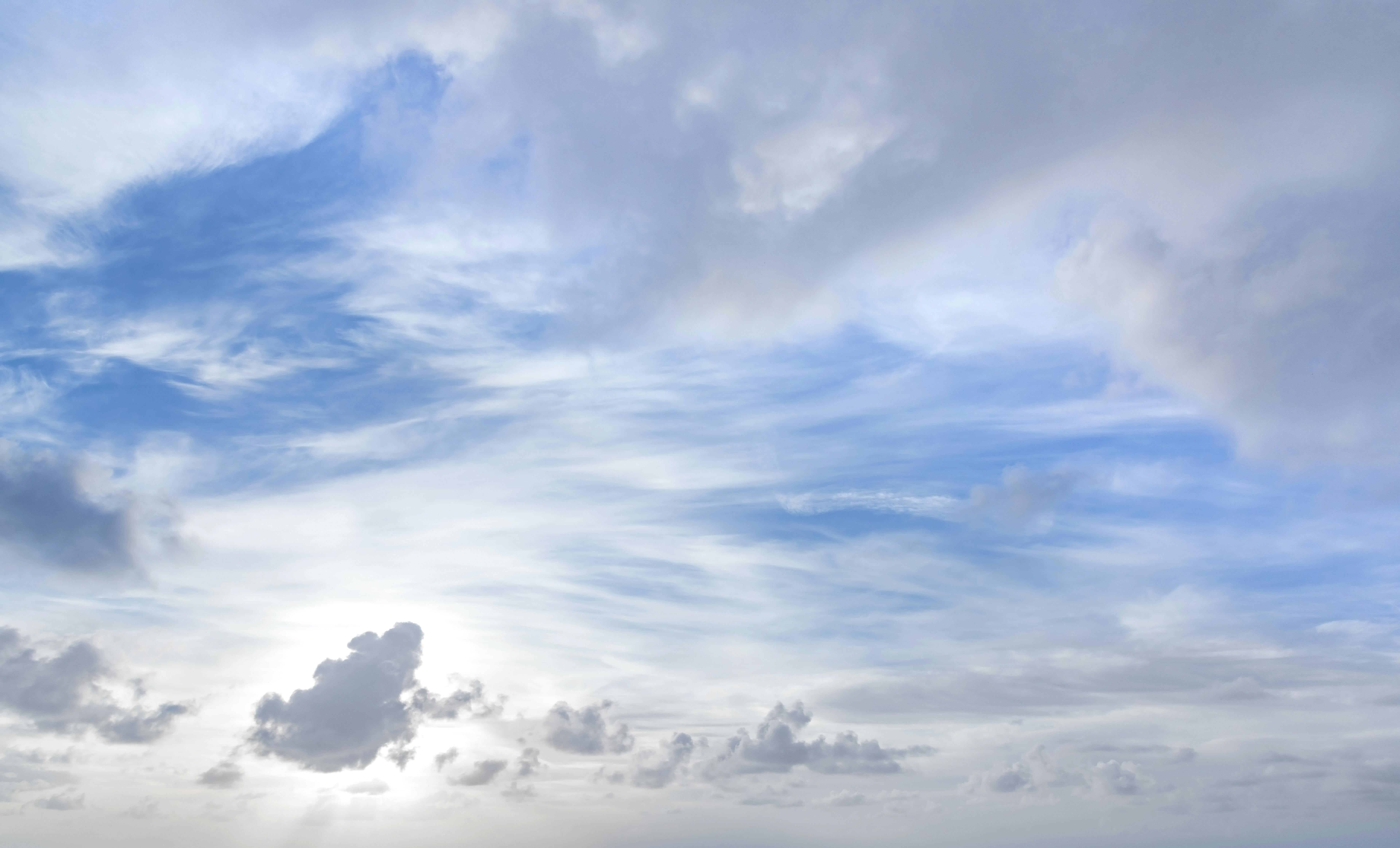 Kostenloses Foto zum Thema: atmosphäre, blauer himmel, himmel