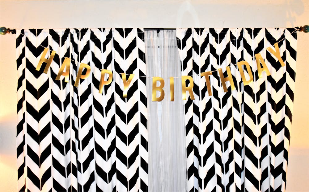 Batik Chevron Curtains