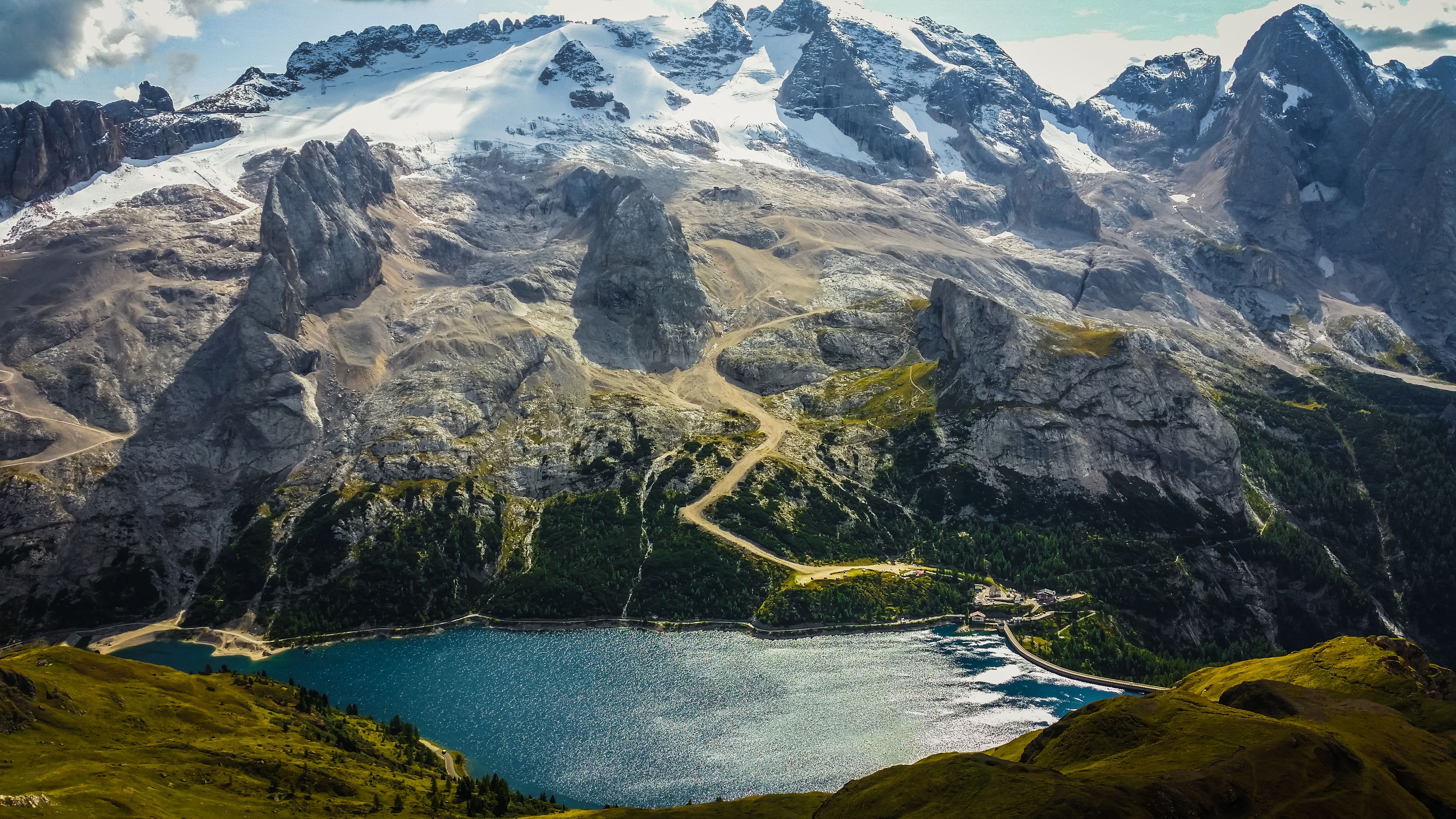 Marmolada Glacier & Fedaia Lake