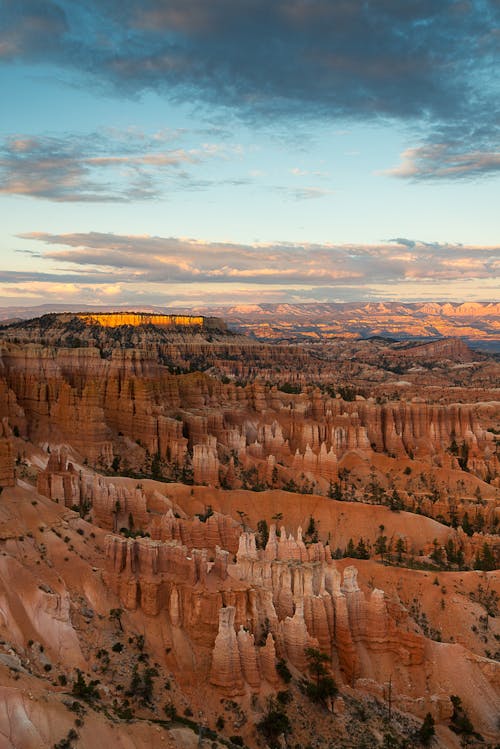 Free Drone Shot of Bryce Canyon National Park Sunrise Point Stock Photo