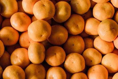 Overhead Shot of Oranges