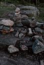 Piles of Rocks Balanced on Top of Each Other
