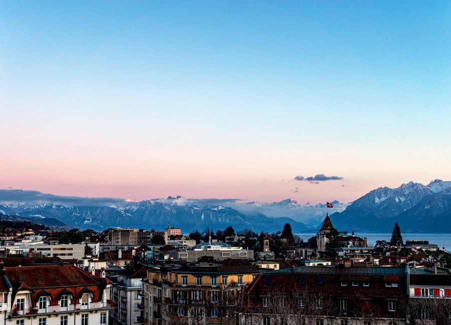Lausanne, Switzerland — skyline and landmarks · stay connected with a Lausanne eSIM from My Holiday SIM