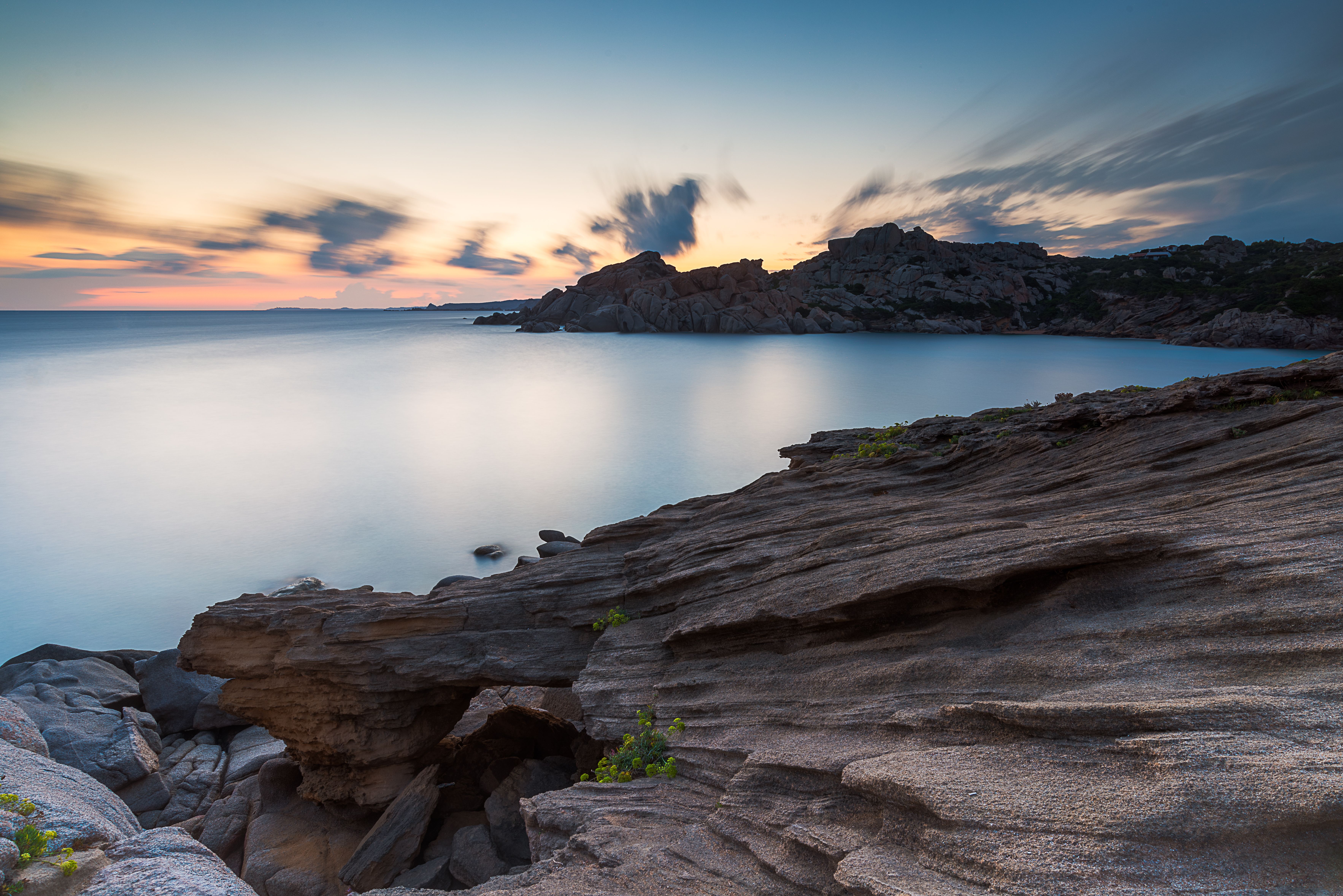Lake Surrounded by Rocks at Sunset · Free Stock Photo