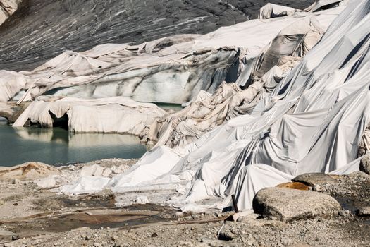 Textiles Covering The Lakeside