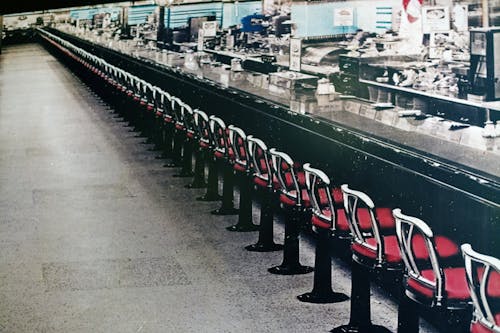 50 년대 미국, 뉴욕 식당, 막대기의 무료 스톡 사진