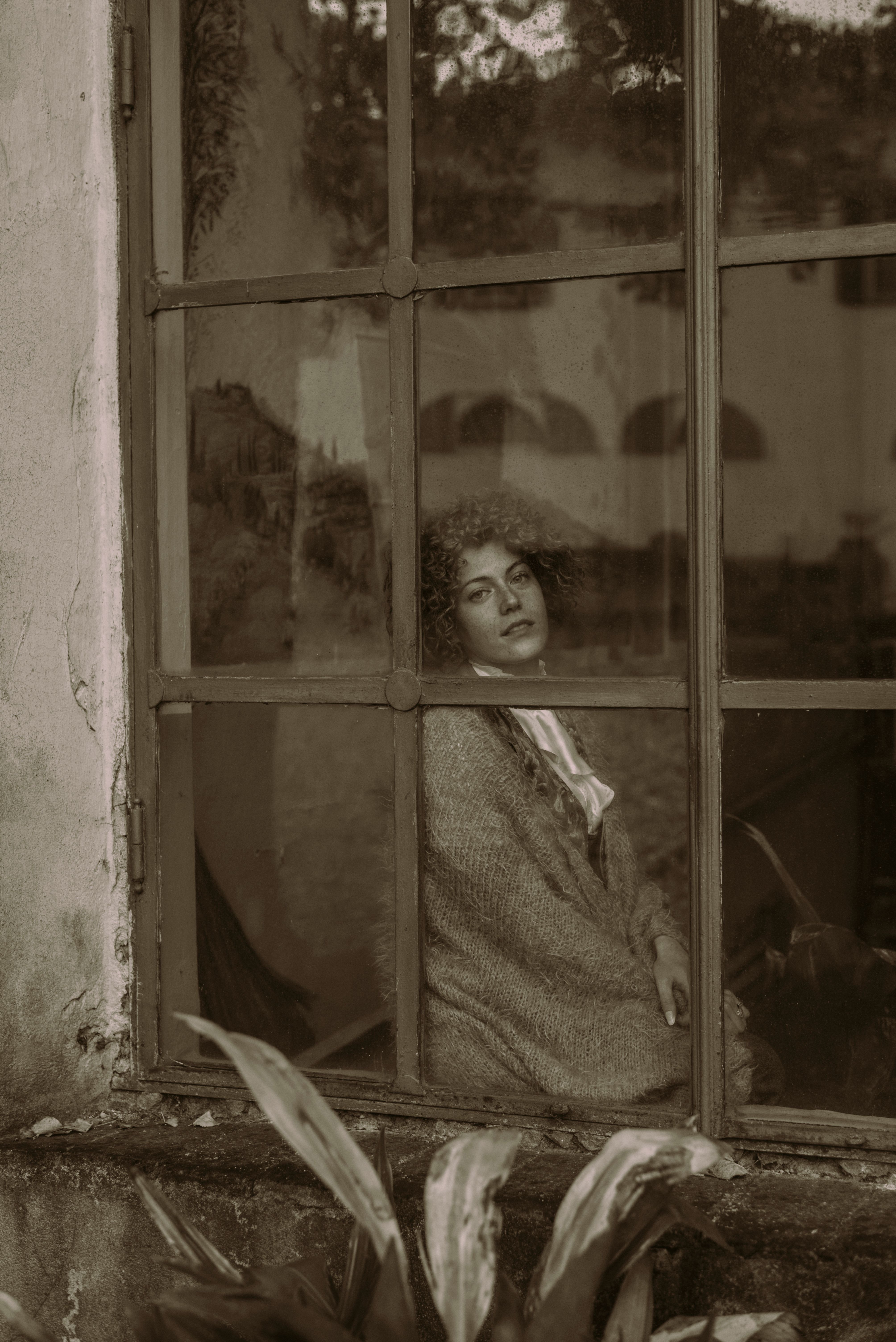 A Woman Looking Outside the Window · Free Stock Photo