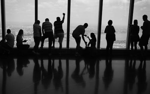 Free stock photo of black-and-white, freedom tower, mono