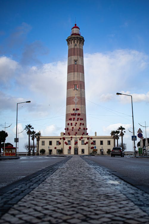 Fotobanka s bezplatnými fotkami na tému farol de aveiro, maják, modrá obloha