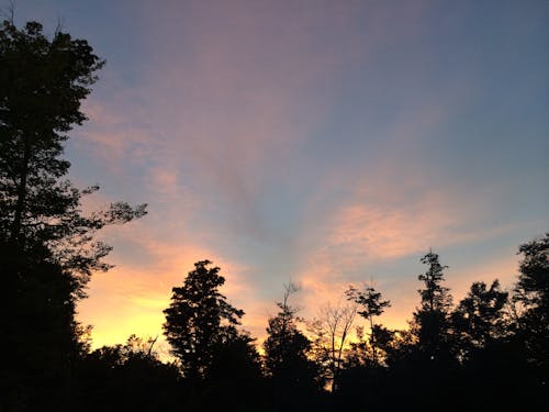 Foto stok gratis langit, matahari terbenam, poconos