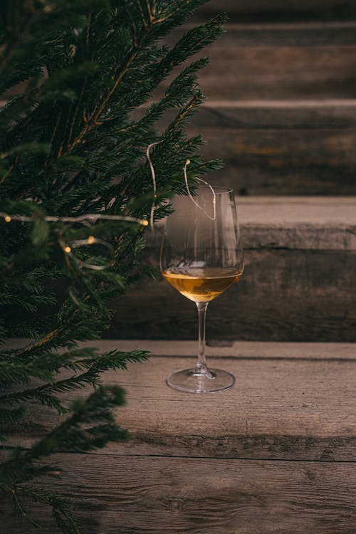 Close-Up Shot of a Glass of Liquor