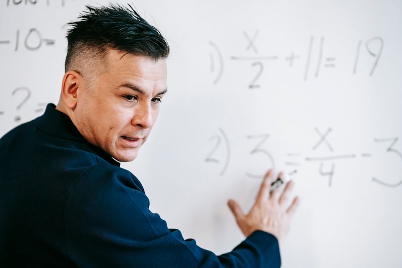 Grade 9 student learning math online