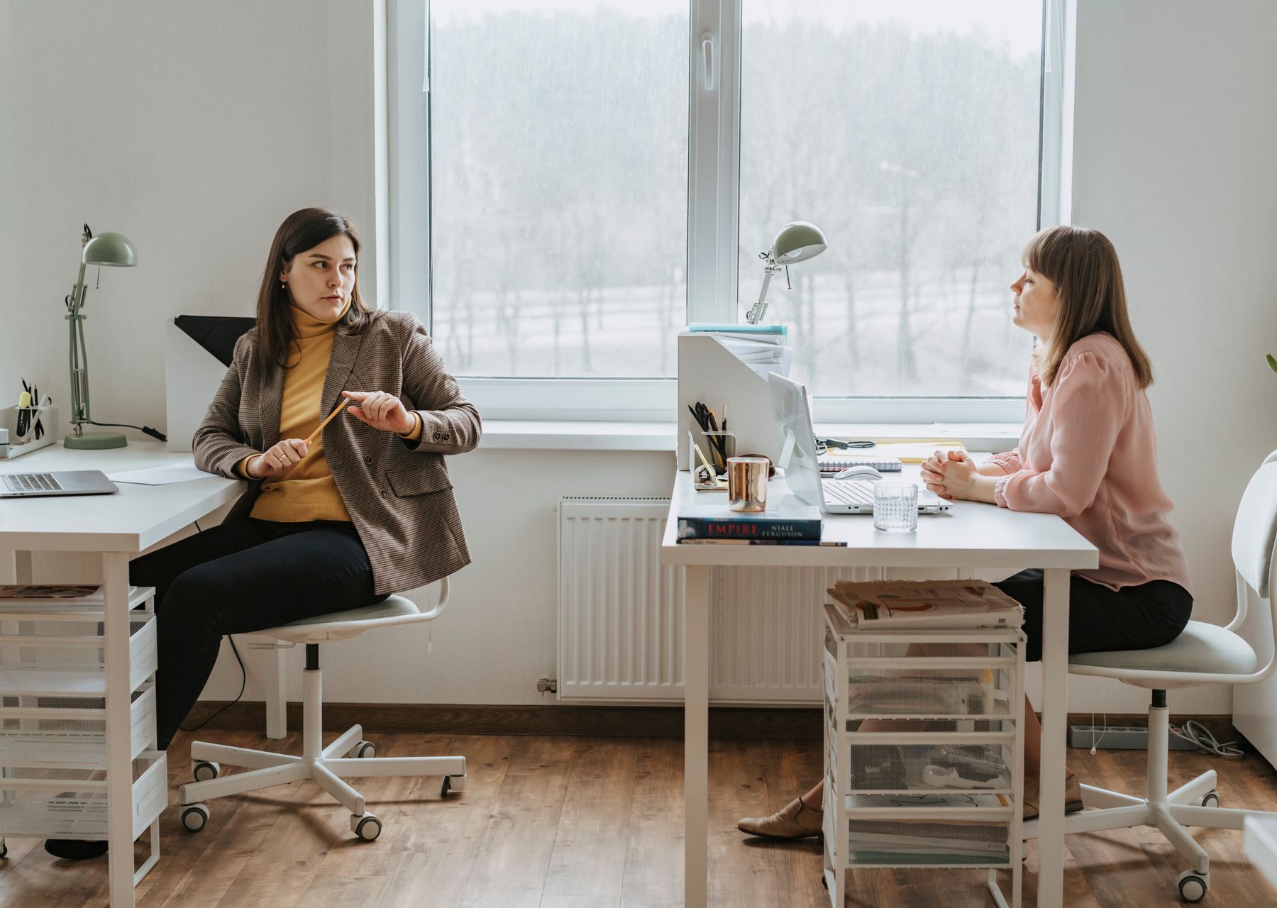 Office removals in Fleet — crew wrapping and loading on moving day