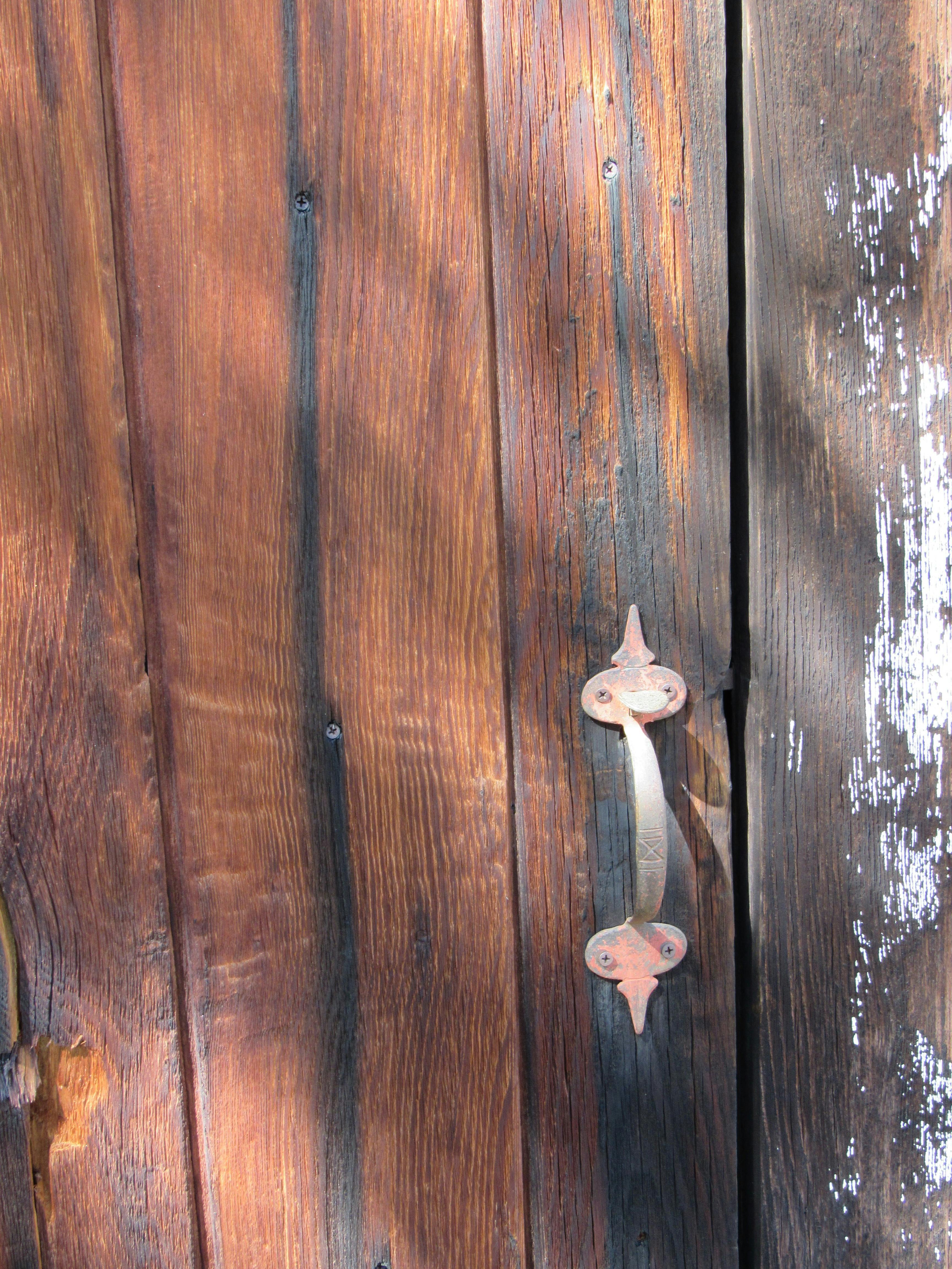 Free stock photo of door, door pull, rustic