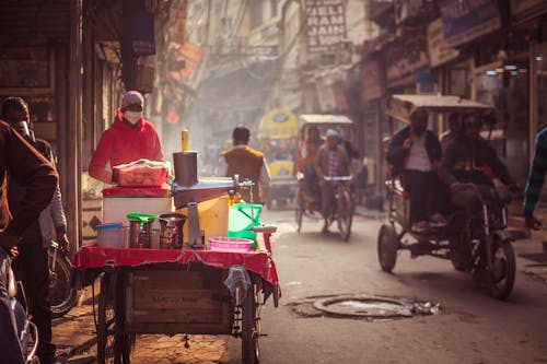 Street Food Near the Road 